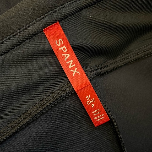 NWT SPANX | Comfortable Classic Navy Faux Suede Soft Chic Leggings | Size S - Picture 11 of 11